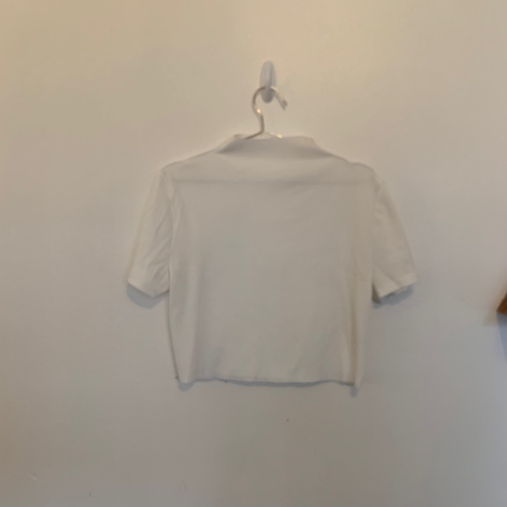White crop top